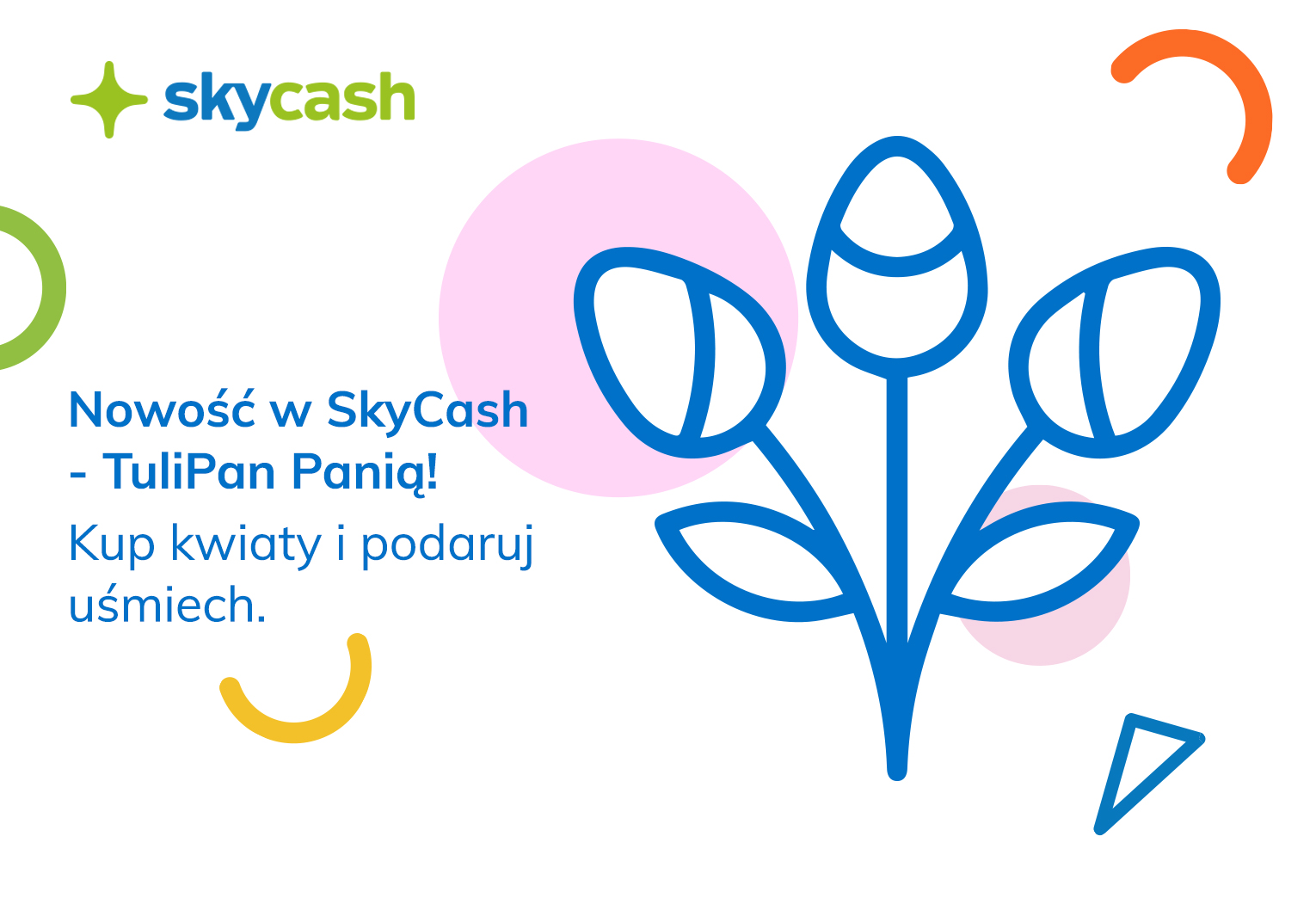 Nowość w SkyCash – dostawa kwiatów! Kup bukiet i podaruj uśmiech.