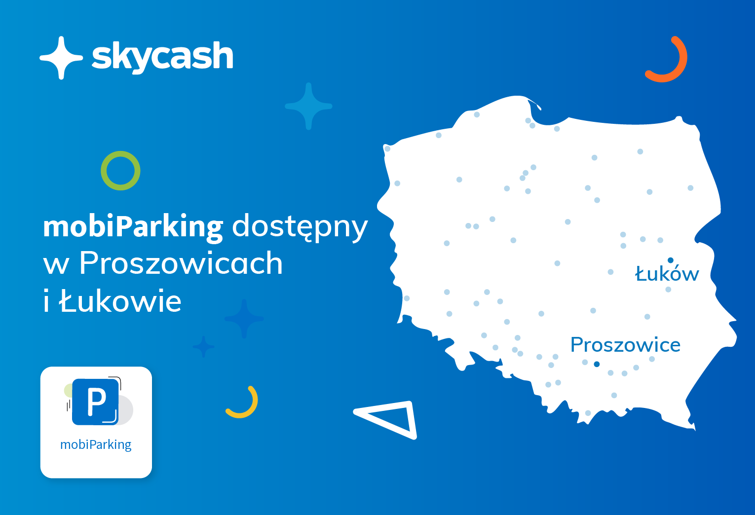 Łuków i Proszowice dostępne w mobiParkinga