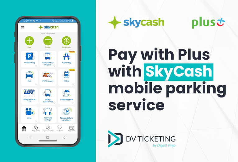“Zapłać z Plus” za parkowanie w SkyCash.