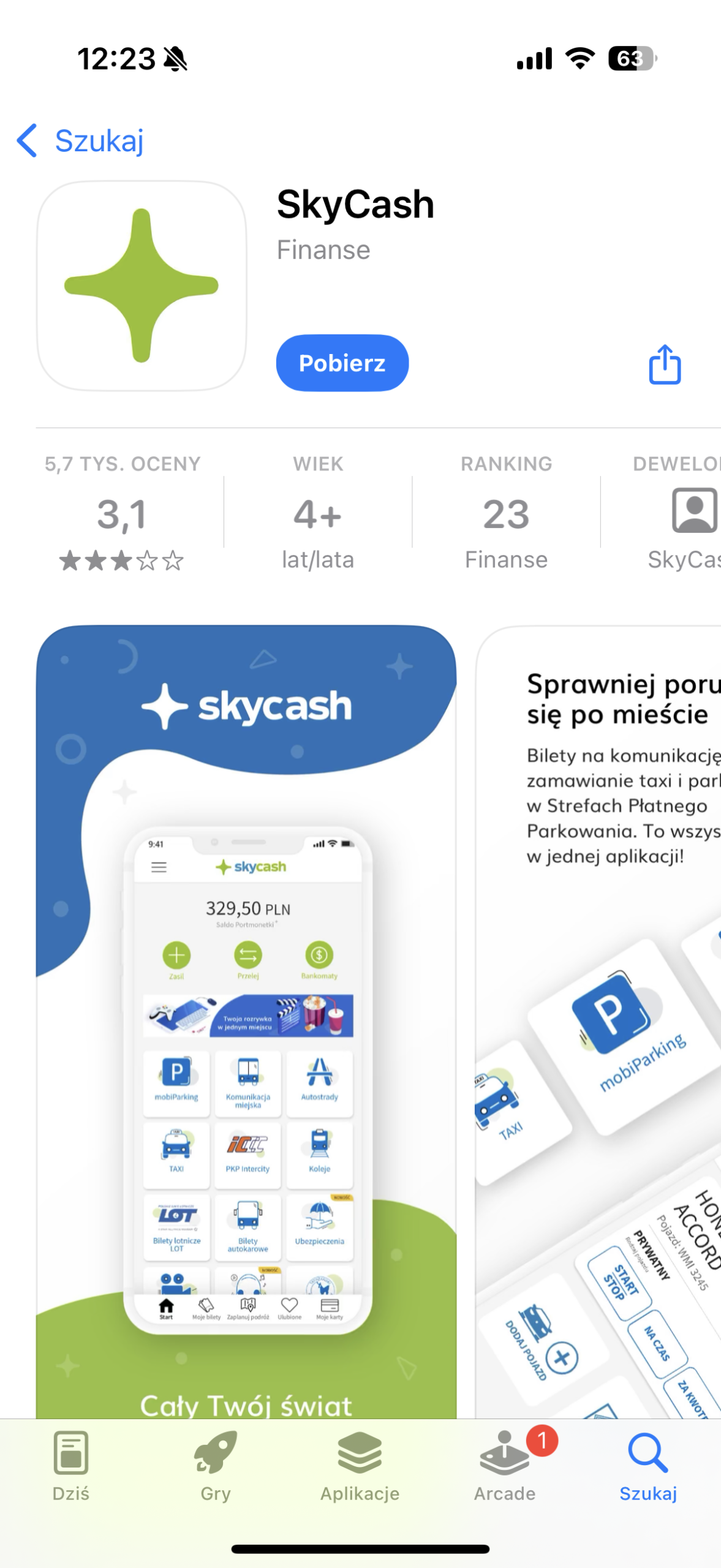 Pobierz aplikację i zarejestruj się.
